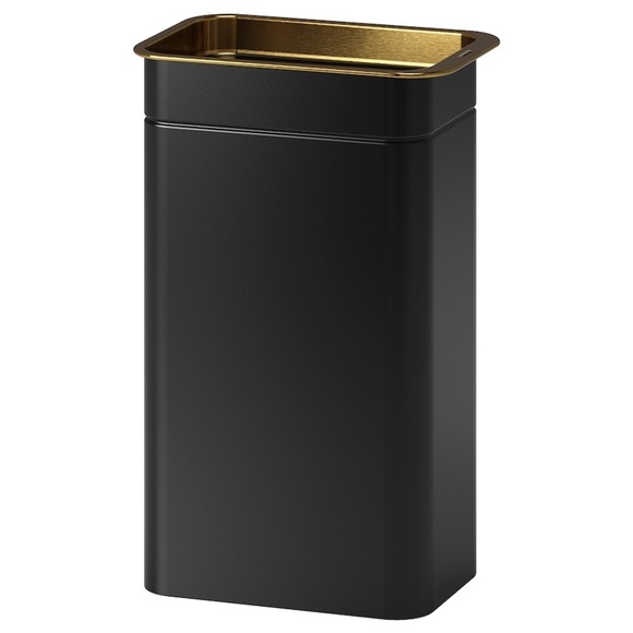 ☕ IKEA BLOMNING Coffee/Tea Canister - Black & Gold Metal Storage Tin ☕ - Picture 10 of 14